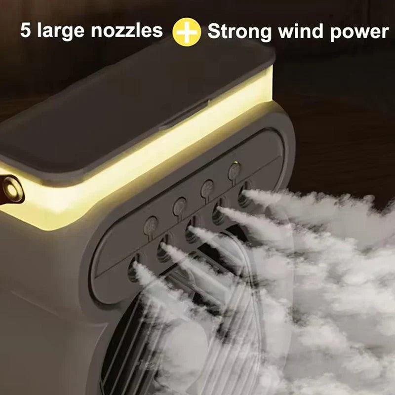 LED Night Light Humidifier Fan and 3-in-1 Air Cooler