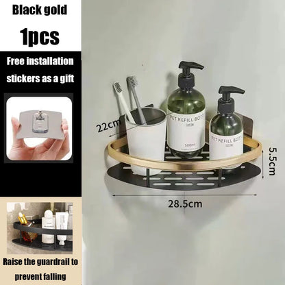 Corner Shower Shelf without Drilling – Rustproof & Space-Saving for Shampoo, Soap & Bath Accessories