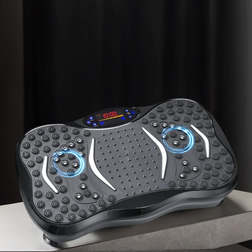 Bluetooth Full Body Vibration Exercise Machine with Speed Settings & Foot Massager