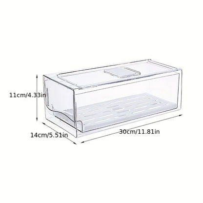 Expandable Drawer Organizer for Refrigerator | BPA-Free Storage Solution