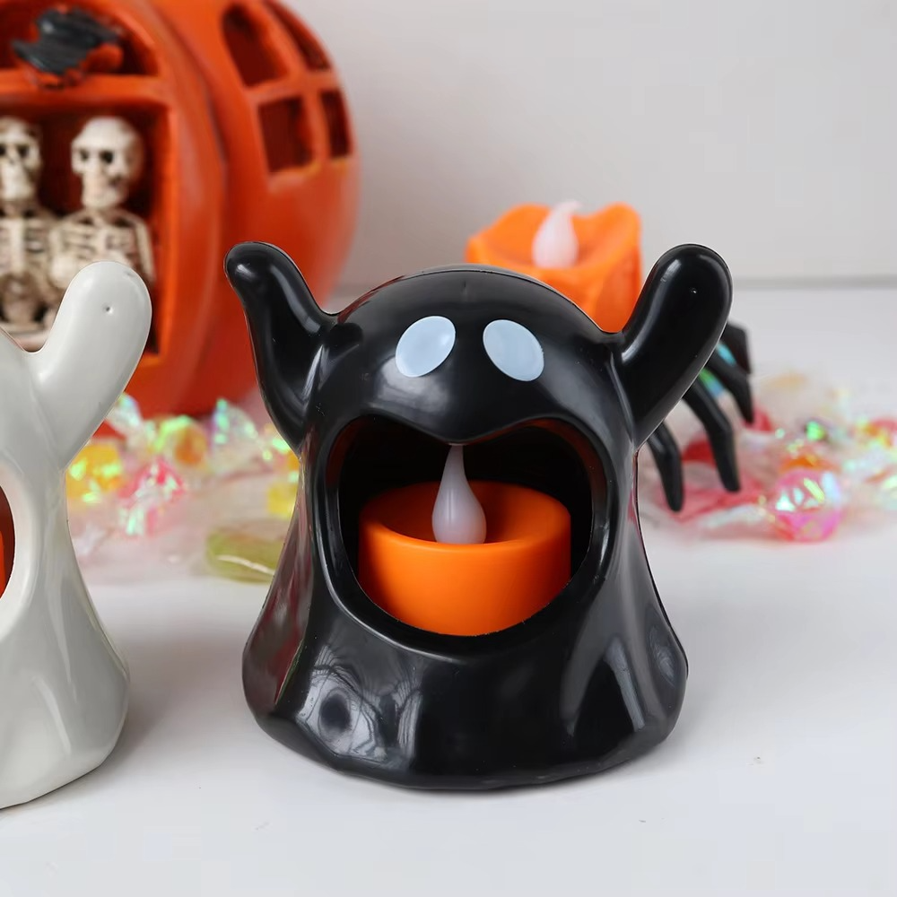 LED Halloween Ghost Lamp – Battery-Powered Light Decoration