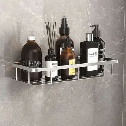 Drill-Free Bathroom Shelf for Stylish and Organized Spaces