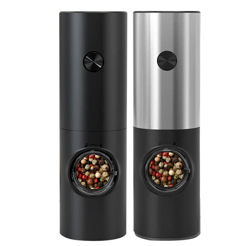Set of Electric Mills for Salt and Pepper - Spice Grinder