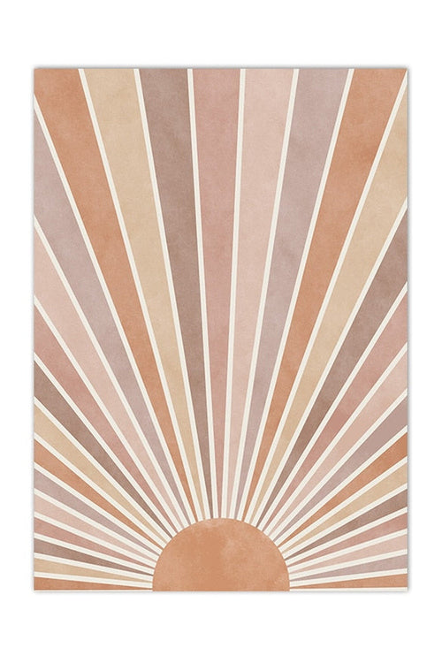 Tropical Serenity Abstract Canvas Art