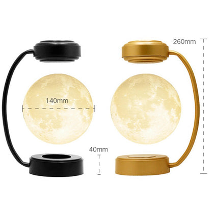 Floating 3D Moon Night Light with Magnetic Levitation