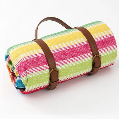 Waterproof Picnic Blanket with Carry Strap – Foldable NovaPlaid Design