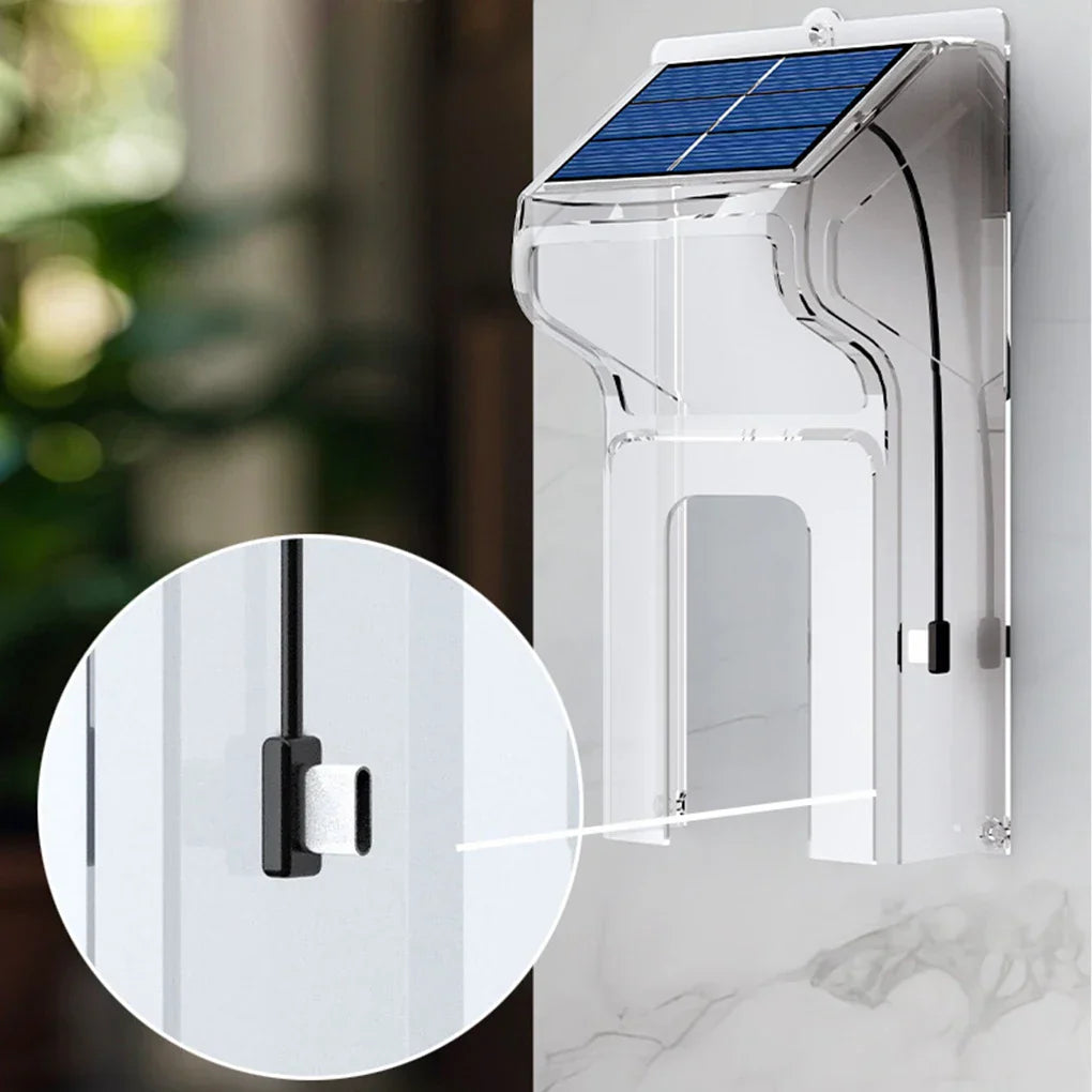 Wireless Solar-Powered Video Doorbell with HD and Night Vision