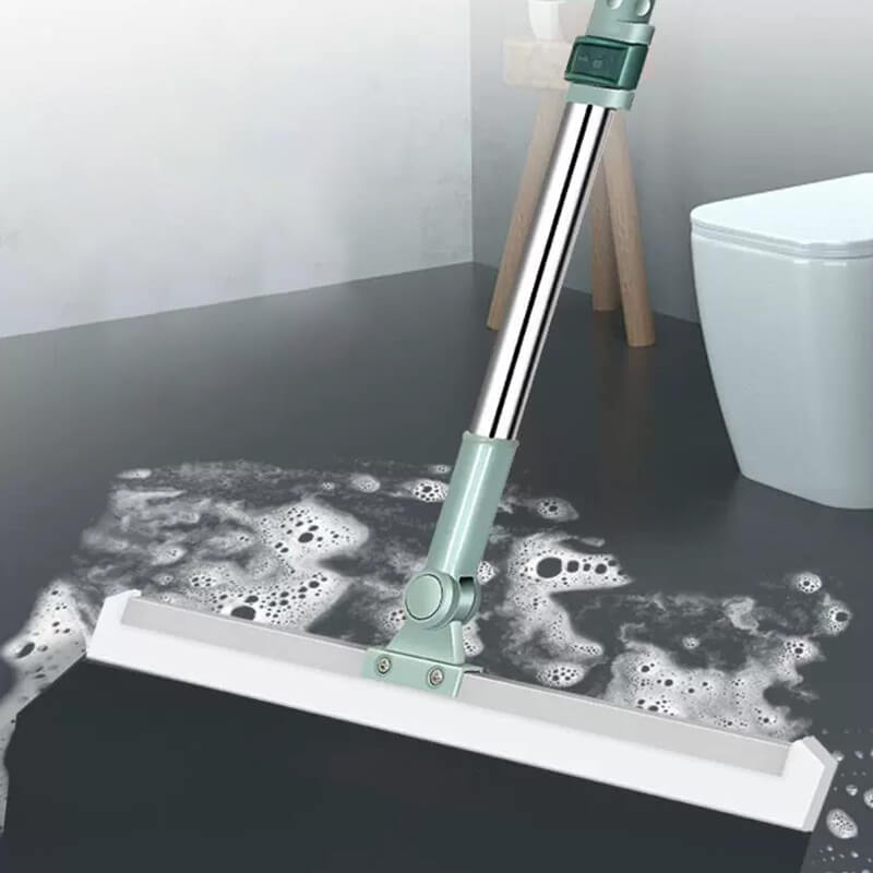 Flexible Silicone Floor Cleaner with Rotating Head