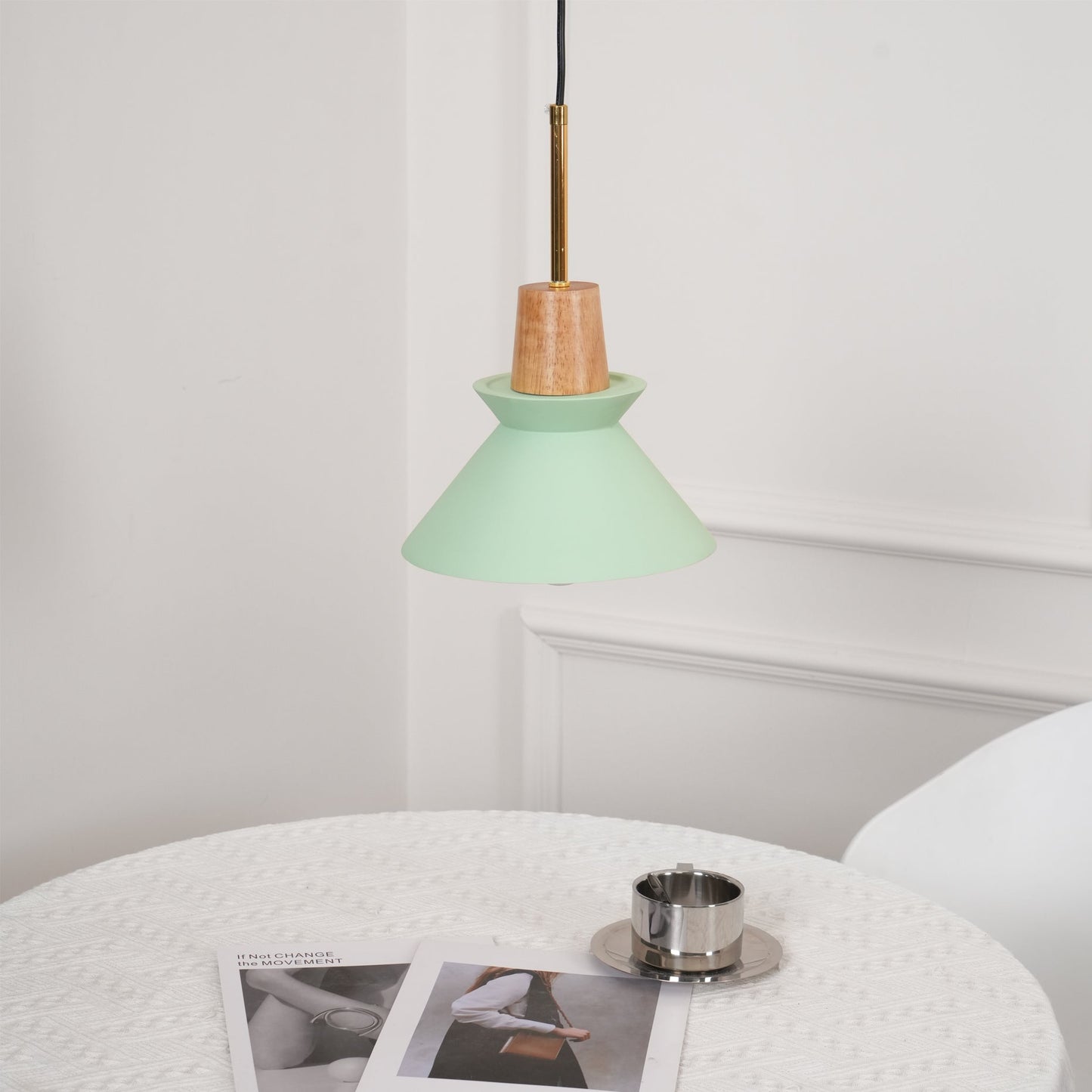 Pendant Lamp with Nordic Halo Design