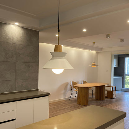 Pendant Lamp with Nordic Halo Design