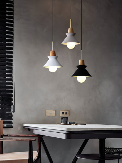 Pendant Lamp with Nordic Halo Design