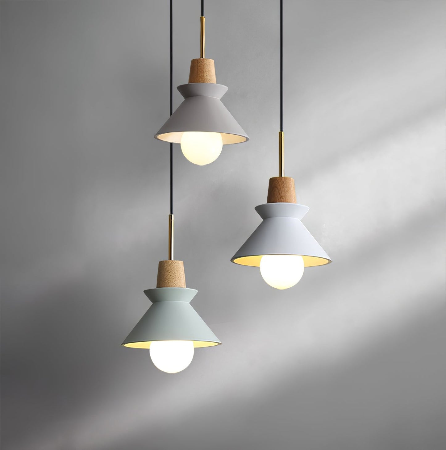 Pendant Lamp with Nordic Halo Design