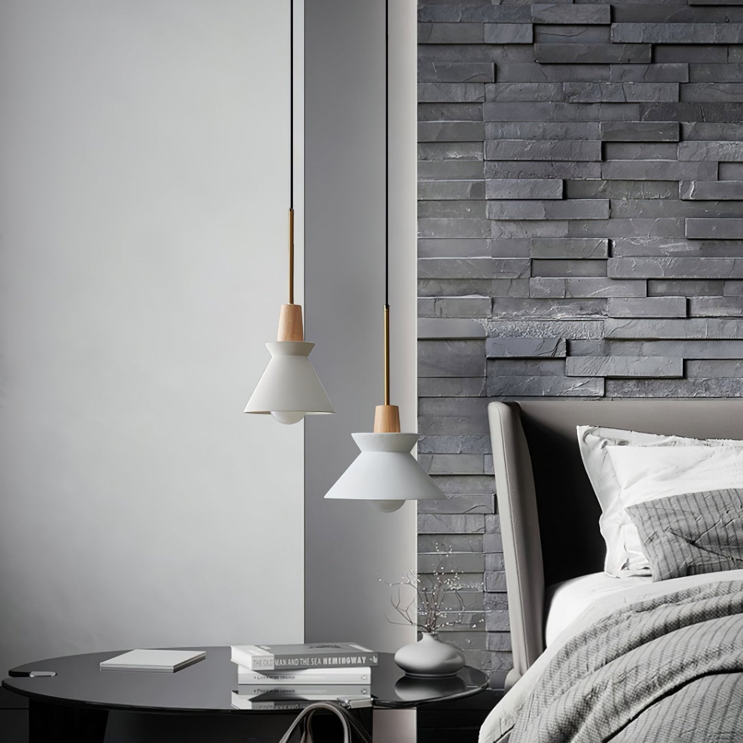 Pendant Lamp with Nordic Halo Design