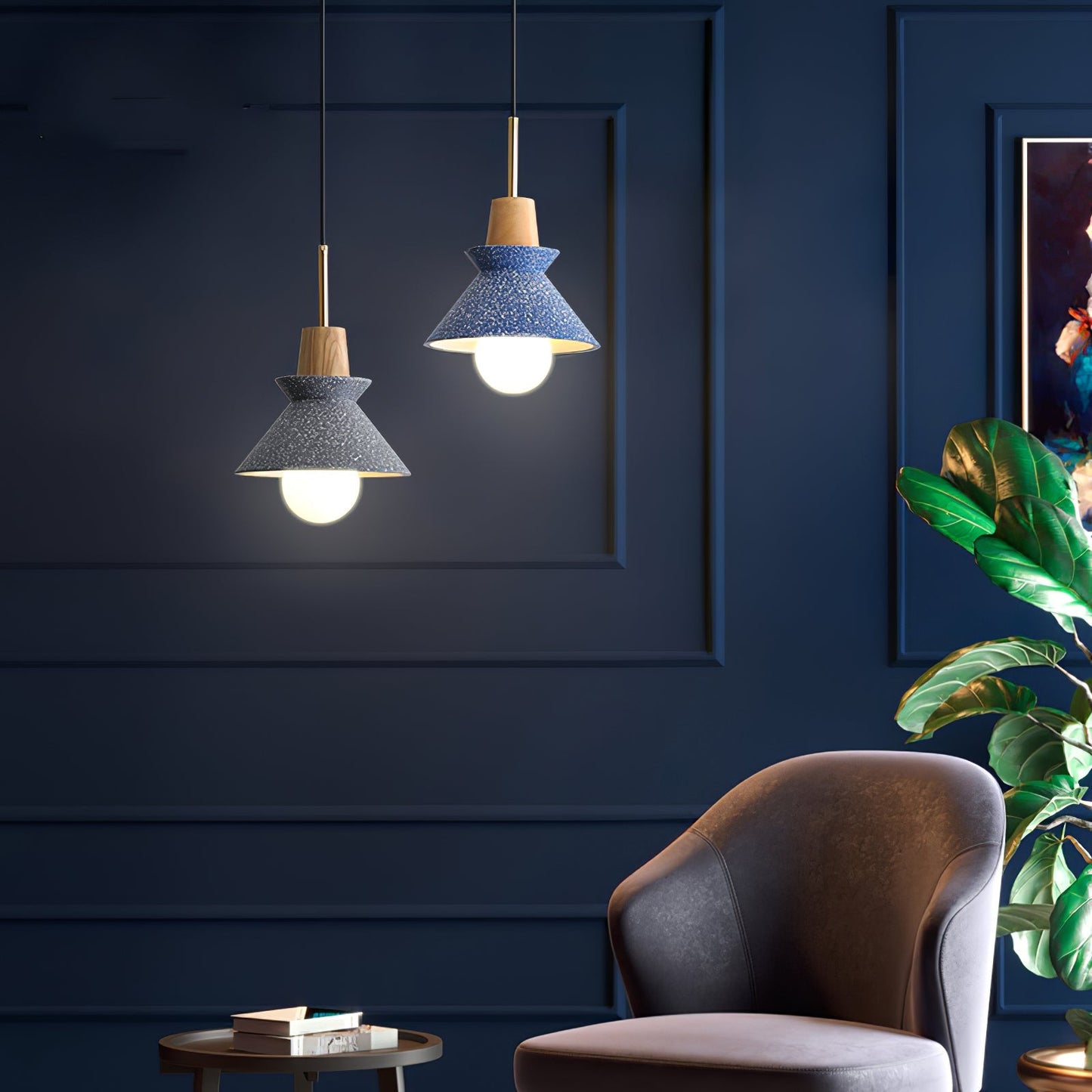Pendant Lamp with Nordic Halo Design