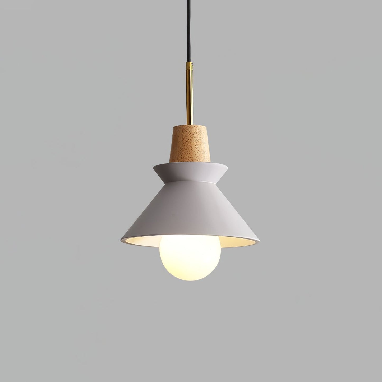 Pendant Lamp with Nordic Halo Design