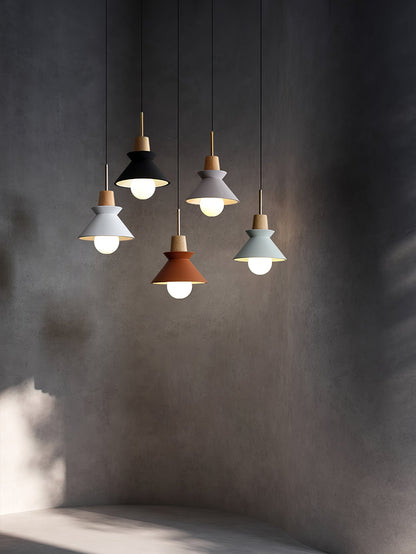 Pendant Lamp with Nordic Halo Design