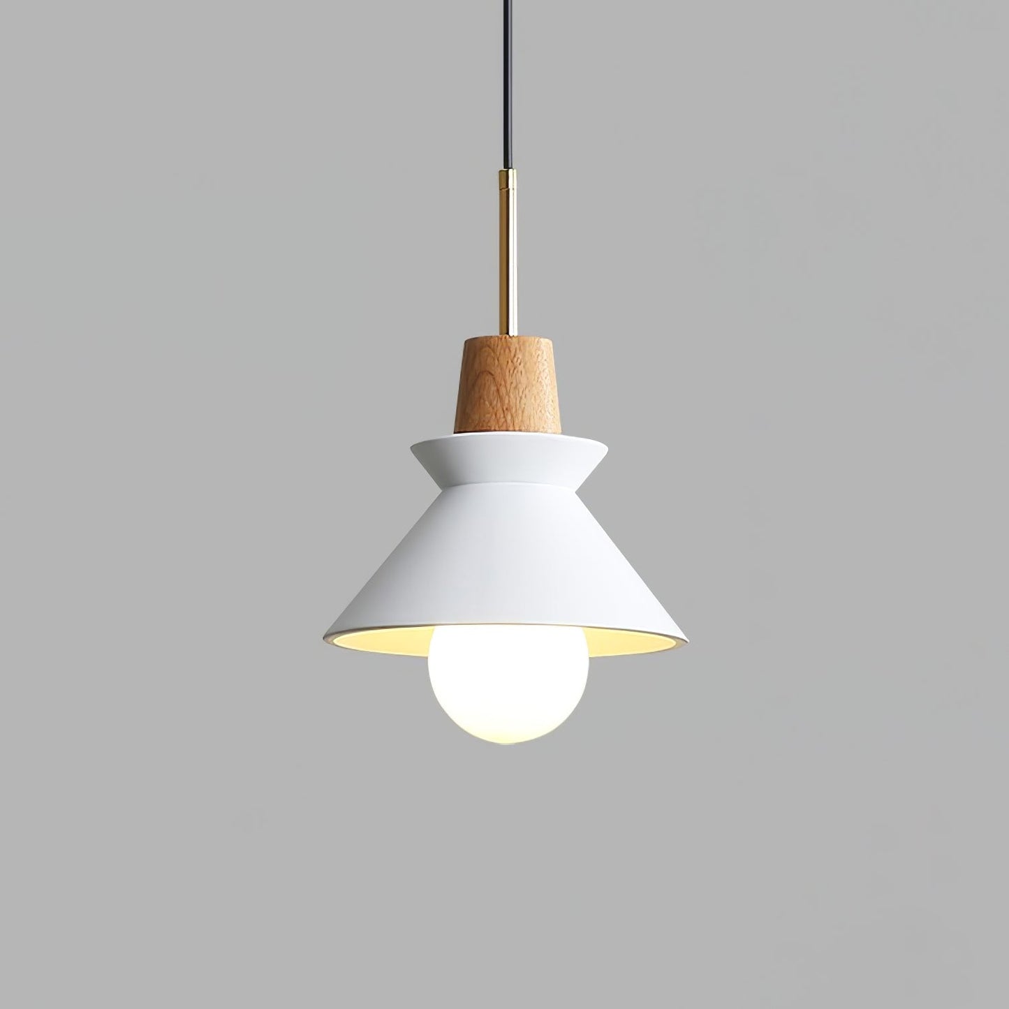 Pendant Lamp with Nordic Halo Design