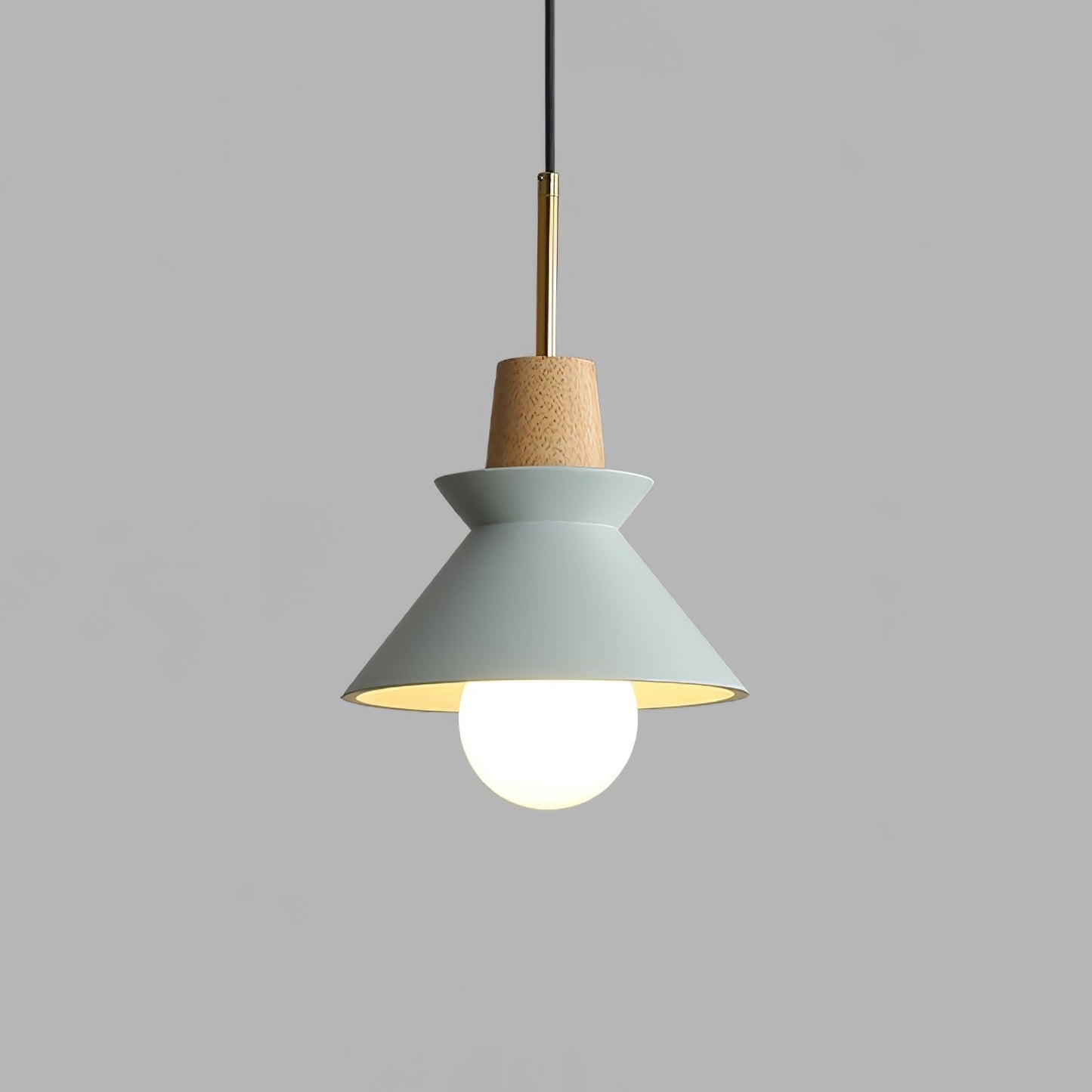 Pendant Lamp with Nordic Halo Design