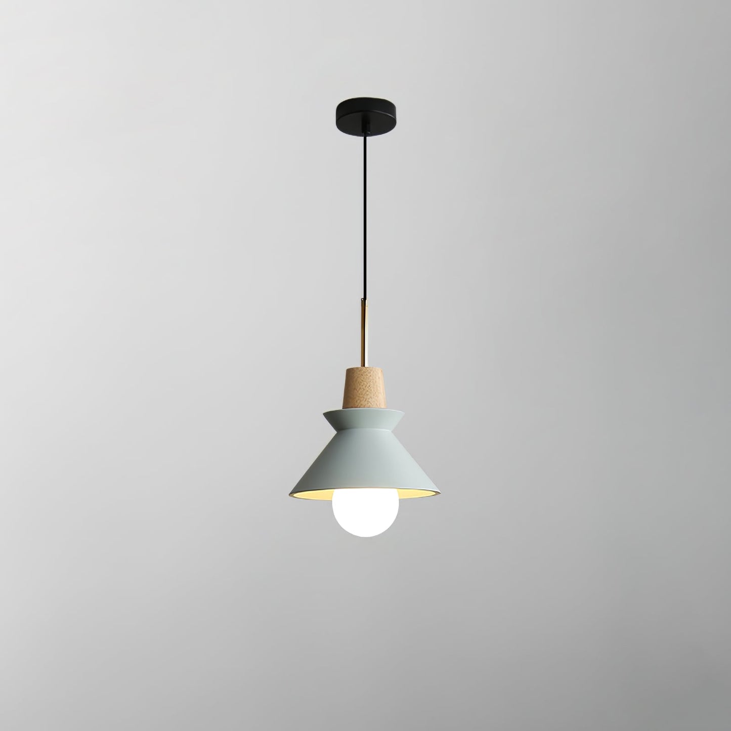Pendant Lamp with Nordic Halo Design