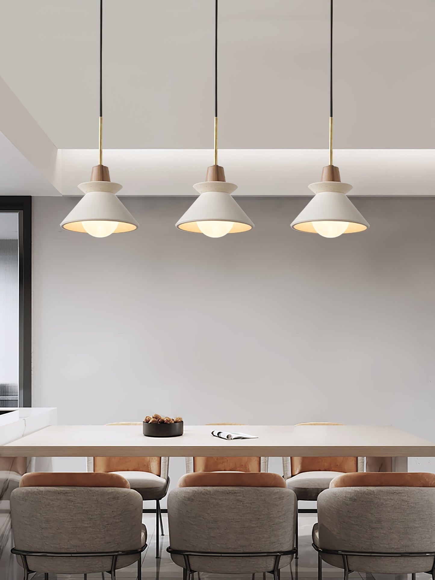 Pendant Lamp with Nordic Halo Design