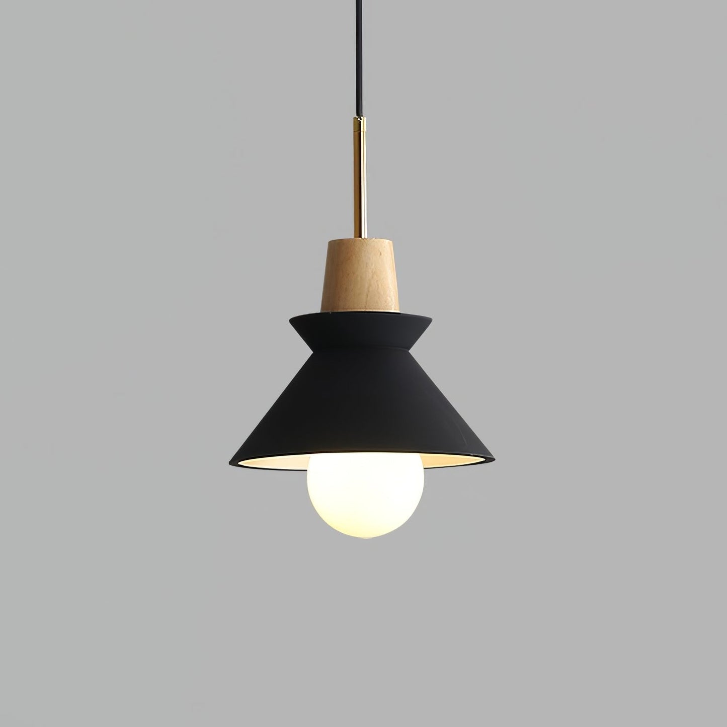 Pendant Lamp with Nordic Halo Design