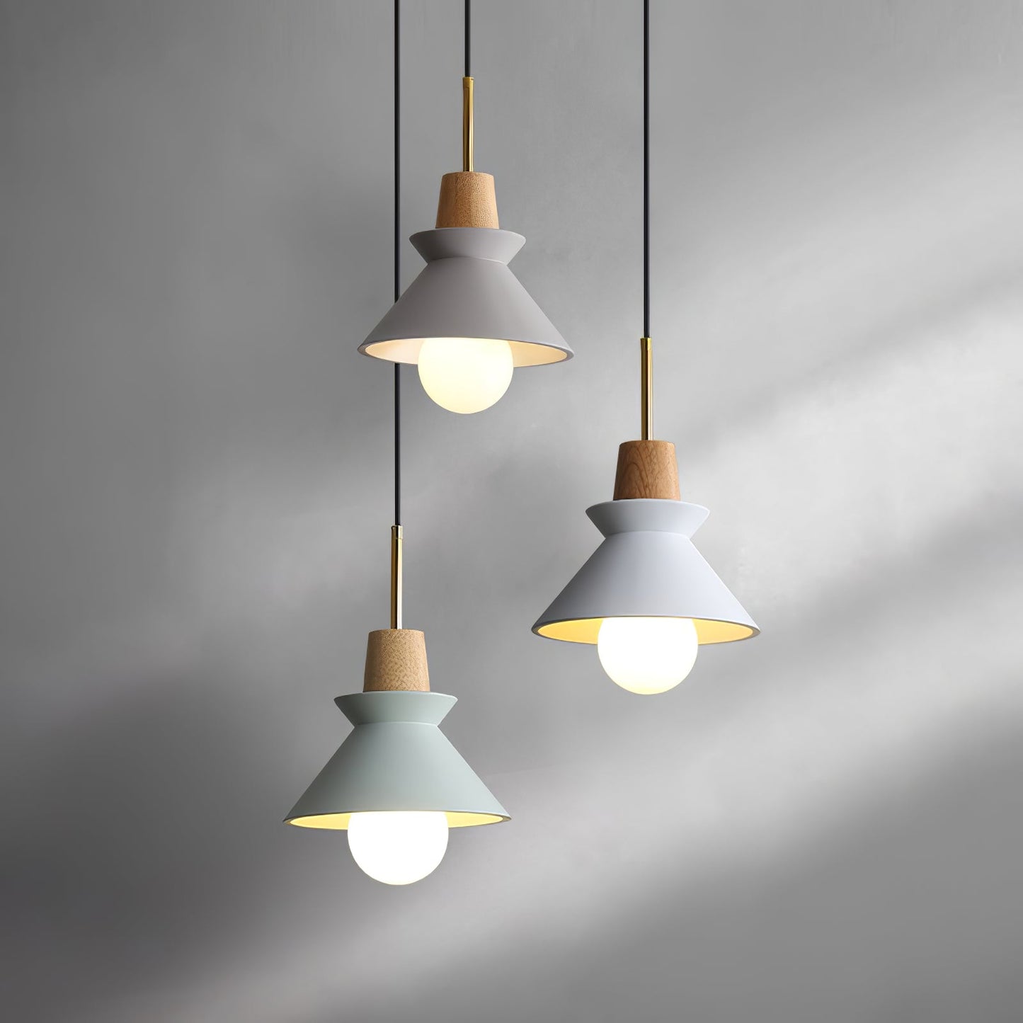 Pendant Lamp with Nordic Halo Design