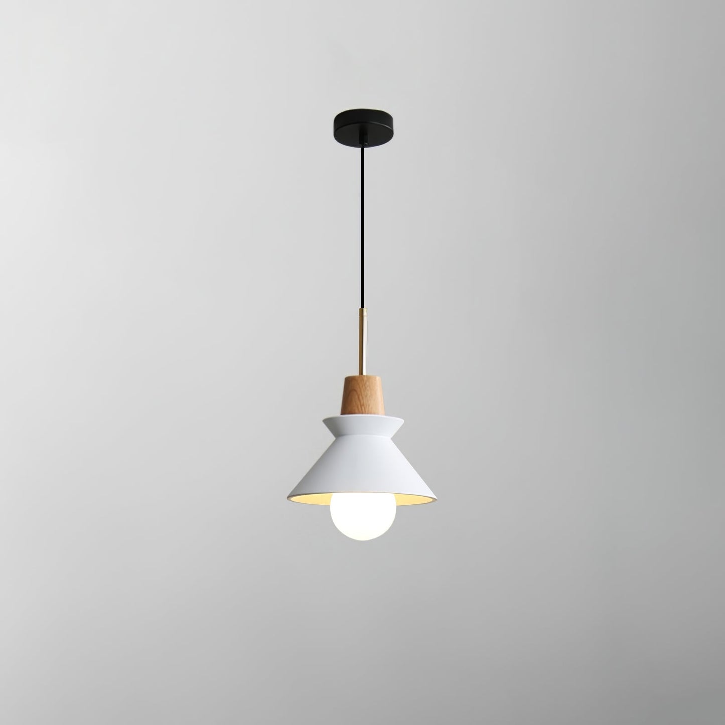 Pendant Lamp with Nordic Halo Design