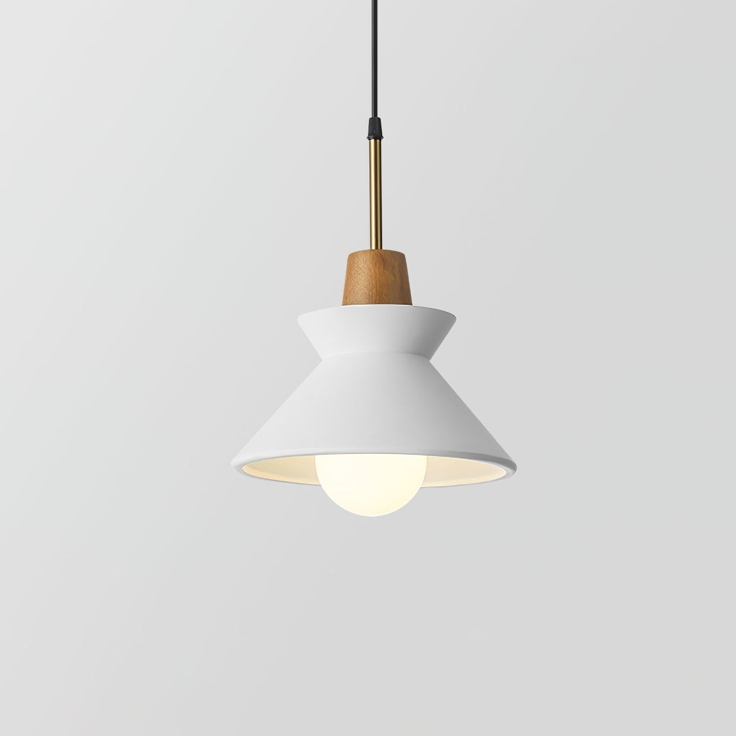 Pendant Lamp with Nordic Halo Design