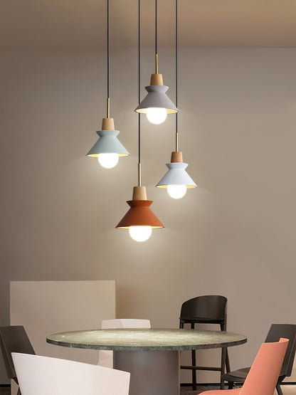 Pendant Lamp with Nordic Halo Design