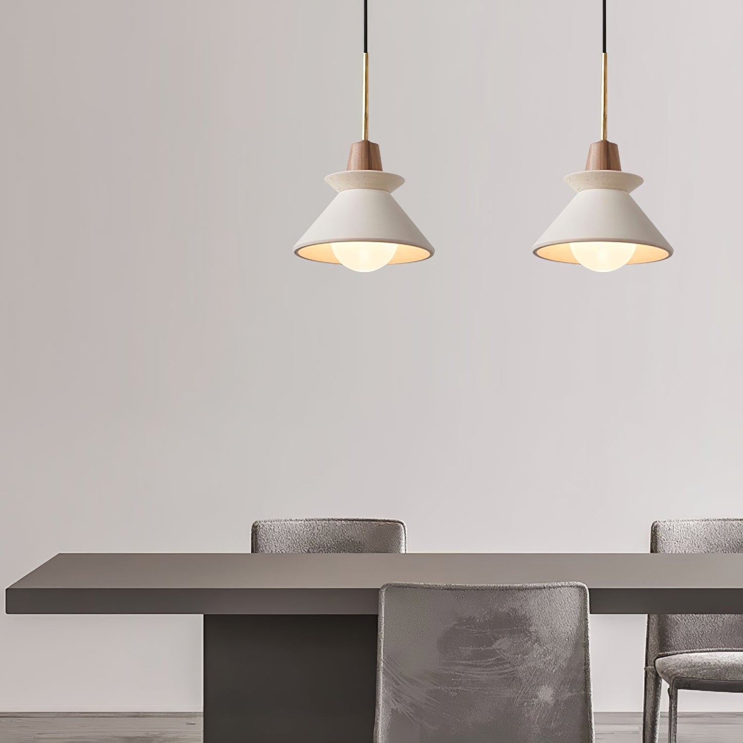 Pendant Lamp with Nordic Halo Design