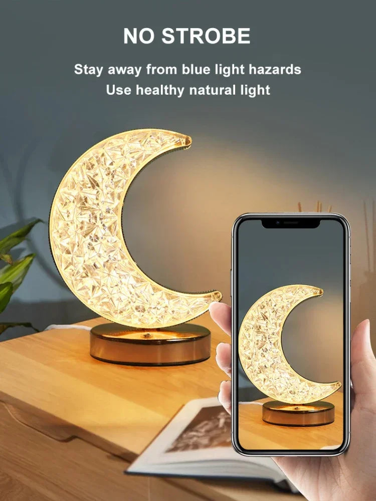 3D Touch Dimmer Lamp | 3 Color Options | USB Rechargeable & Portable