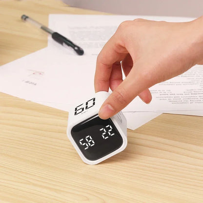 Portable LED Dice Timer with Motion Sensor – Slim Cube Timer
