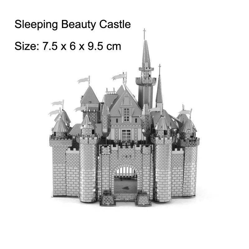 3D Metal Puzzle Set of Global Landmarks: Build and Discover Famous Structures