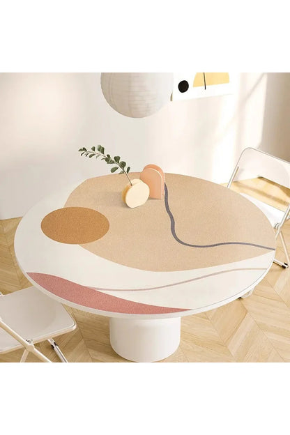 Round Table Cover for Dining - Circular Tablecloth