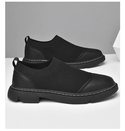 Versatile Soft Leather and Mesh Loafers for Every Occasion