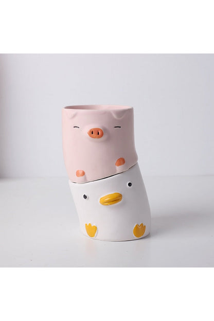 Ceramic Flower Pot in Animal Design