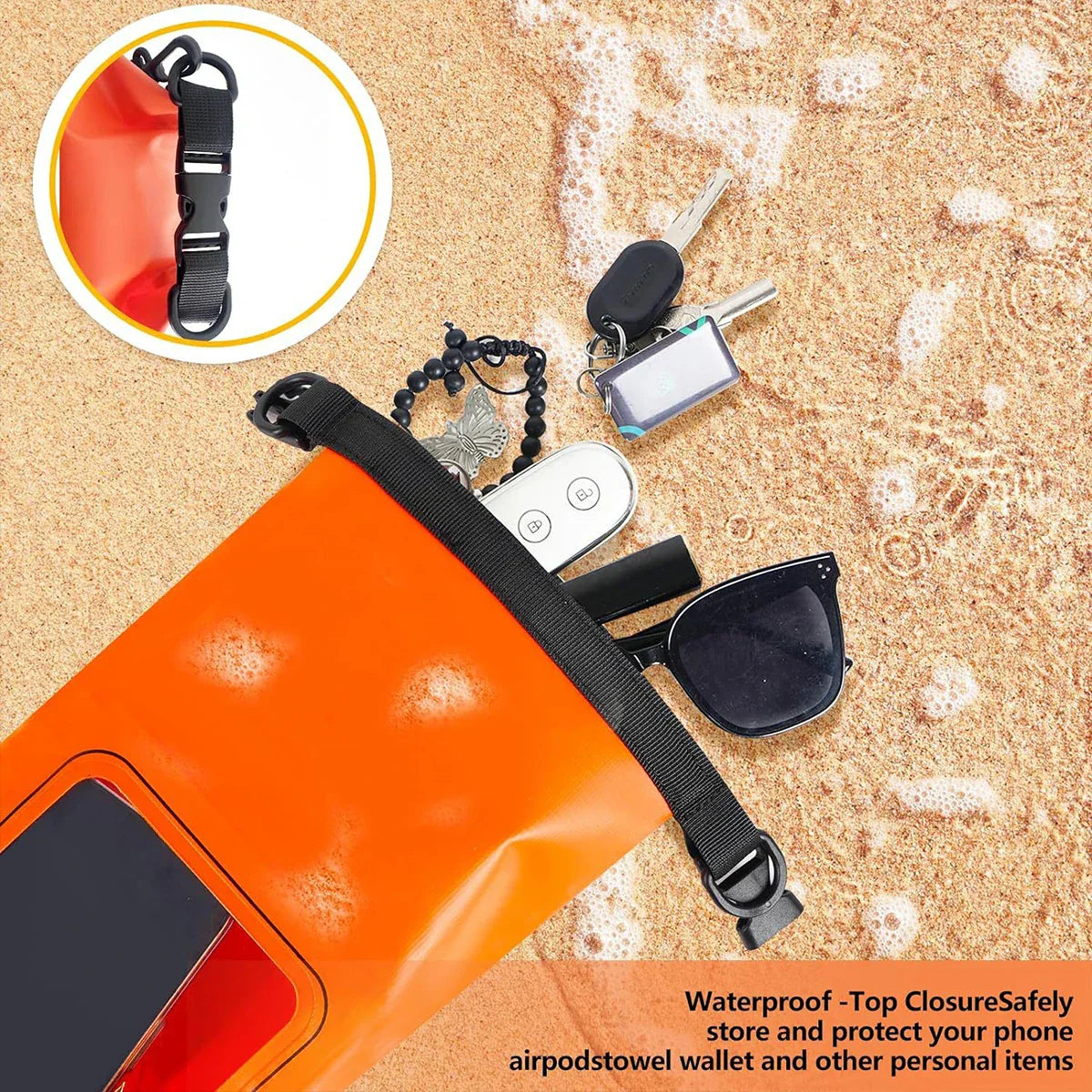 Waterproof Pouch for Touchscreen Devices - Compact and Durable for Outdoor Use