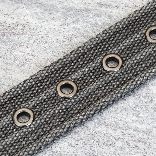 Adjustable Casual Striped Waistband Canvas Belt for Men