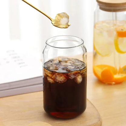Eco-Friendly Glass Container with Bamboo Lid for On-the-Go Use