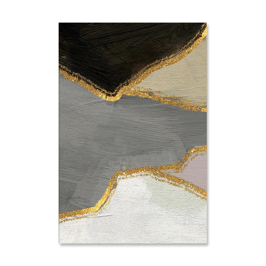 Chic Geometric Canvas Art for Modern Living Spaces