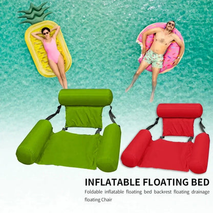 Inflatable and Adjustable Hanging Water Chair for Pool, Beach & Ocean - 100x120 cm