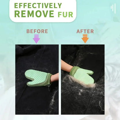 Pet Care Glove & Grooming Tool for Effortless Fur Removal