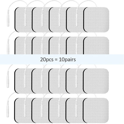 Therapeutic TENS Gel Electrode Pads - Muscle Stimulator Massage Patches for Physiotherapy Relief