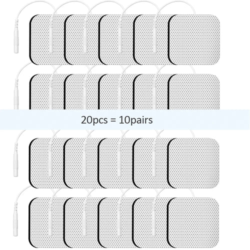 Therapeutic TENS Gel Electrode Pads - Muscle Stimulator Massage Patches for Physiotherapy Relief