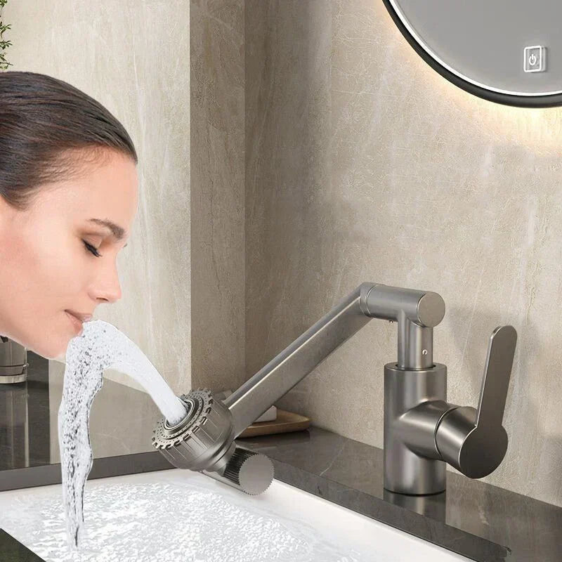 360-Degree Universal Washbasin Faucet in AquaFlex Design