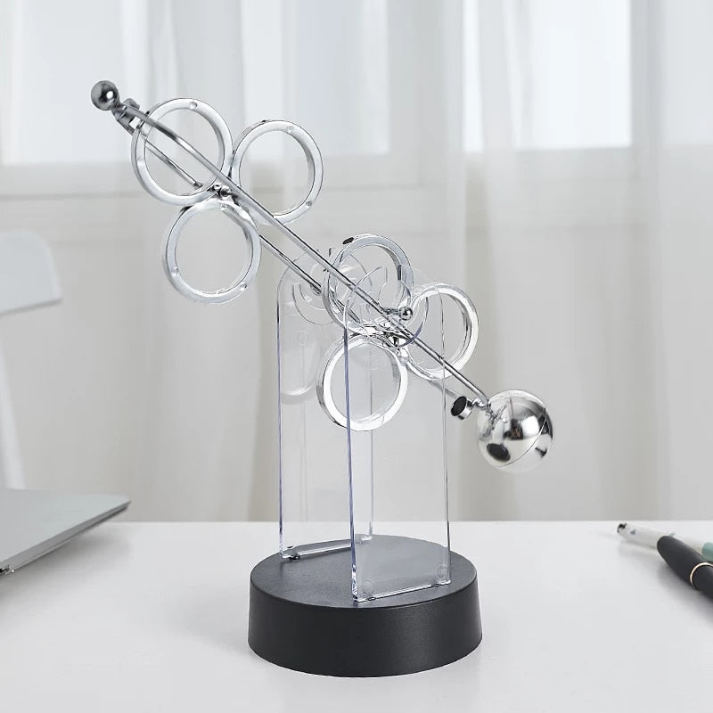 Spinning Perpetual Motion Pendulum Decorative Accent