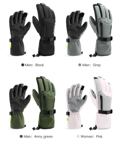 Weatherproof Touchscreen Ski Gloves for Adventurers