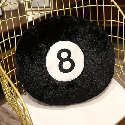 8-Ball Design Throw Pillow