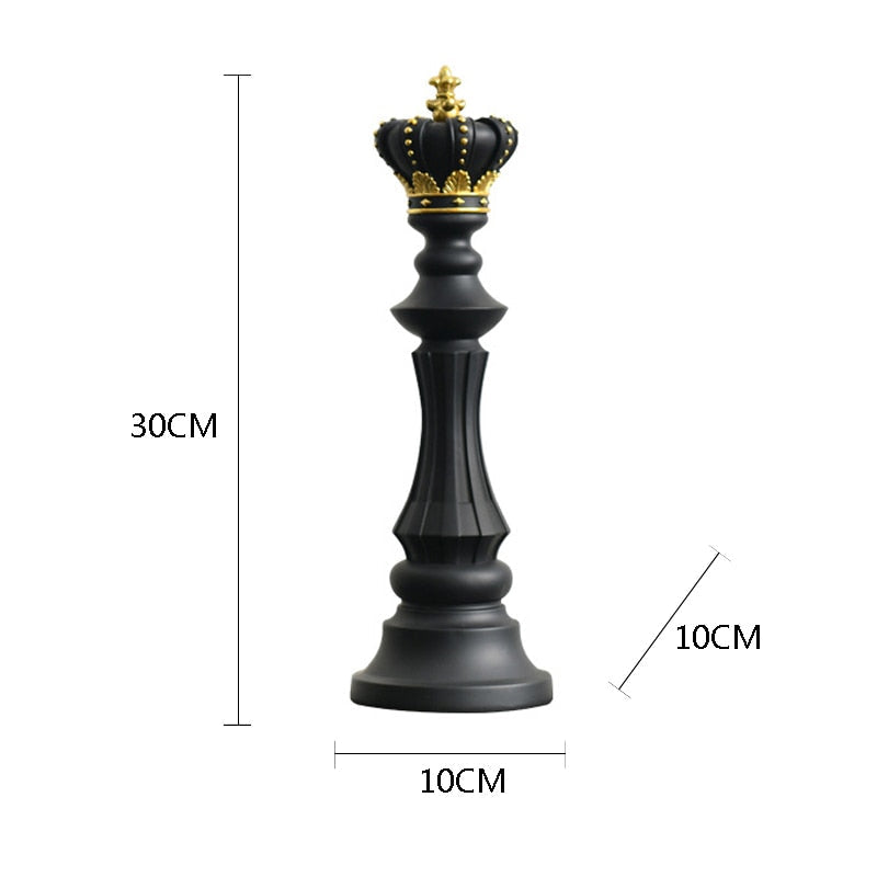 Handcrafted Chess Piece - GrandCheck Design for Home Decor