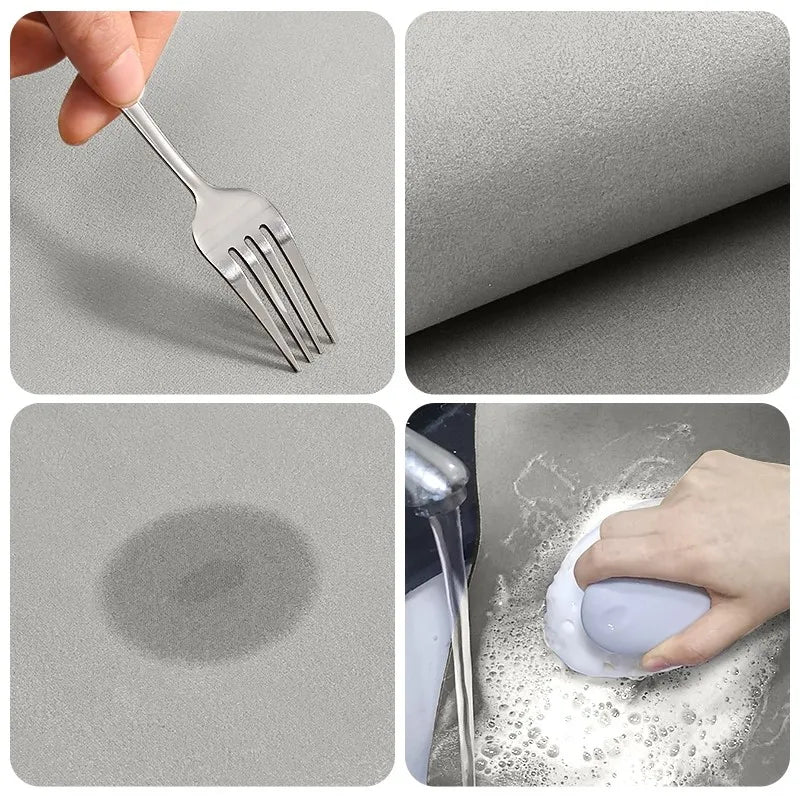 Washable Absorbent Carpet - SoftGrip Anti-slip Floor Rug for Any Area